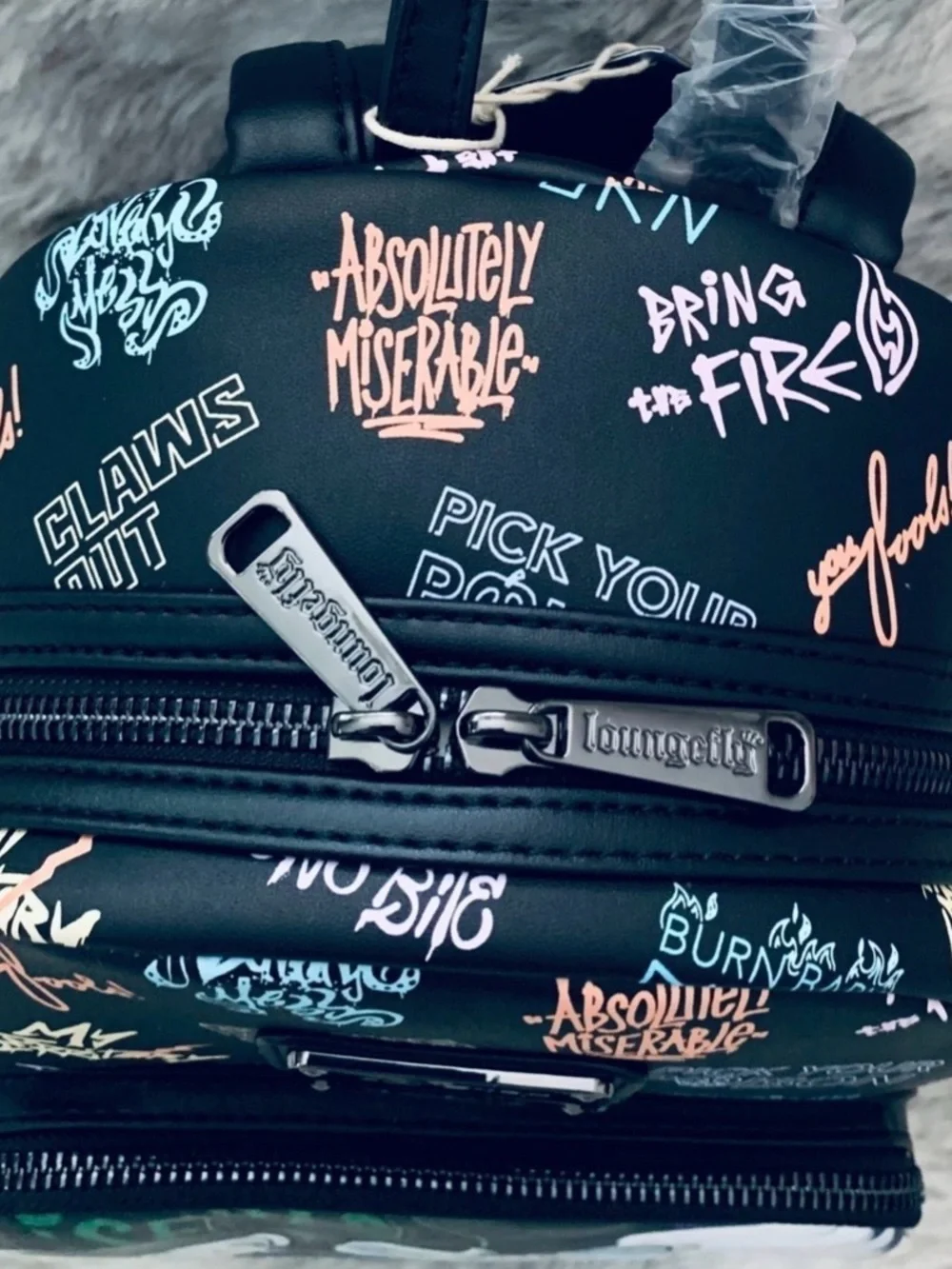 Loungefly Disney Mini Backpack - Villains Club And Wallet Set